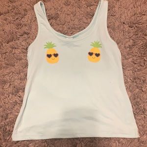 Pineapple sleep tank top